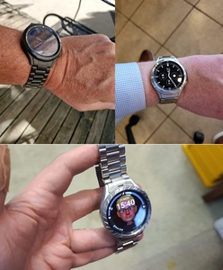 Muñequera Pulsera de metal con extremo curvo Sin huecos Correa de acero inoxidable para Samsung <span class=keywords><strong>Galaxy</strong></span> Watch 4 <span class=keywords><strong>Classic</strong></span> 46mm <span class=keywords><strong>42mm</strong></span>/<span class=keywords><strong>Watch4</strong></span> 44mm 40mm - Product Image 6