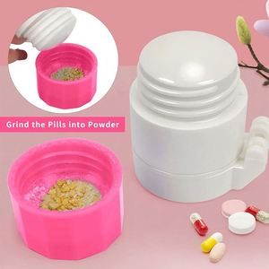 Custom Branding 4-in-1 Multifunction <b>Pocket</b> Size Pill Box Novelty Gifts Pill Crusher Splitter Grinder - Product Image 6