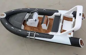 20ft RIB600 Fiberglass Hull Floor Luxurious Boat For Sale