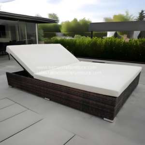 Meubles <span class=keywords><strong>de</strong></span> <span class=keywords><strong>jardin</strong></span> pour hôtel, projet <span class=keywords><strong>de</strong></span> villa, complexe hôtelier, <span class=keywords><strong>lit</strong></span> <span class=keywords><strong>de</strong></span> jour double en rotin pour patio, meubles d'extérieur, chaise longue en osier, <span class=keywords><strong>lit</strong></span> <span class=keywords><strong>de</strong></span> soleil - Product Image 2