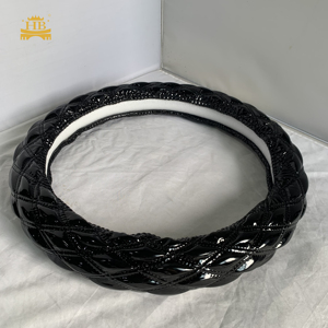 Housse de <span class=keywords><strong>volant</strong></span> de voiture en <span class=keywords><strong>cuir</strong></span> brodée, tailles 45CM, 47CM, 50CM, pour camion - Vente chaude - Product Image 1