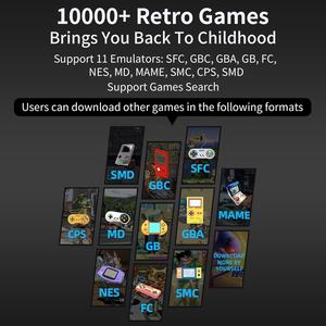 Ofertas <span class=keywords><strong>Flash</strong></span>, consola de videojuegos X6, pantalla de 3,5 pulgadas, reproductor portátil con Joystick, 1000 juegos, Wifi, regalo para niños, regalos de navidad - Product Image 3