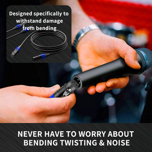 Câbles de microphone <span class=keywords><strong>XLR</strong></span> professionnels mâle-femelle 3 broches, très demandés, adaptés aux systèmes de sonorisation, aux stations de radio et à l'éclairage de scène - Product Image 5