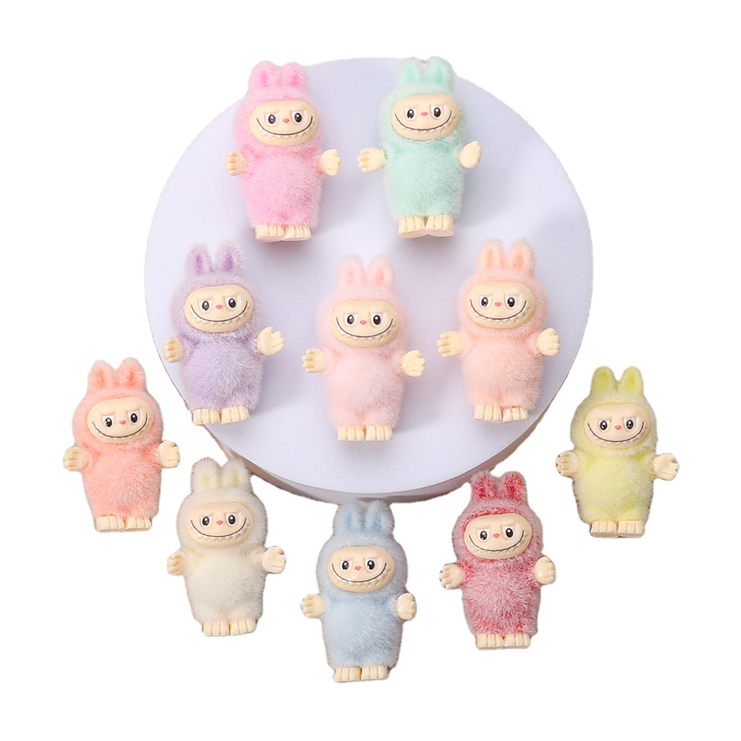 al 2025群がるlabubu座る樹脂人形パーティーかわいいlabubu