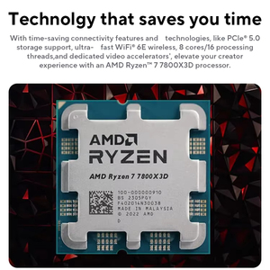 เอเอ็มดี <span class=keywords><strong>Ryzen</strong></span> <span class=keywords><strong>7</strong></span> 7800X3D R7 7800X3D 5.0 GHz 8-core 16-เกลียว5NM 96M 100-100000910ซ็อกเก็ต AM5ถาดใหม่ที่ไม่มีซีพียูเย็น - Product Image 2