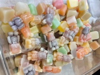 Wholesale Tik Tok Popular Exotic Chinese Snacks Sweets Fruit Gummy Jam Candies Funny Gum Style Wax Bottle Toy Candy Fruity