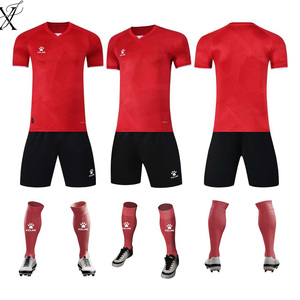 Camiseta de fútbol fresca y transpirable, ropa deportiva para adultos para competición al aire libre, camiseta de fútbol holgada de manga corta con cuello redondo - Product Image 3