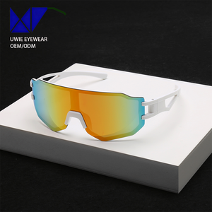 Lunettes <span class=keywords><strong>de</strong></span> soleil <span class=keywords><strong>de</strong></span> sport unisexes polarisées UV400 avec verres en PC, monture intégrale, style carré, écaille <span class=keywords><strong>de</strong></span> tortue marron, pour la course à pied, taille 68-18-123 - Product Image 3