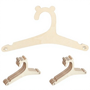 20 Perchas de Madera para Bebés, Mini Perchas Lisas para Ropa de Niños Pequeños, para Armario, Regalo para Niños, Decoración para Cuarto de Niñas - Product Image 4