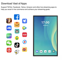 Pantalla Inalámbrica con Función de Duplicación de Pantalla, Interactiva, Táctil, Todo en Uno, para Influencers, Transmisiones en Vivo en TikTok