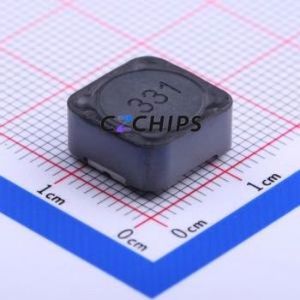 SWRH1205B-331MT ตัวเหนี่ยวนำไฟฟ้าแบบ SMD, 12.5x12.5 มม. ( ค่าความเหนี่ยวนำ: 330uH ) ( ความแม่นยำ: 20% กระแสไฟฟ้าที่กำหนด: 680mA ) - Product Image 1