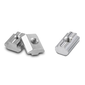 น็อตสไลด์มาตรฐานยุโรป 20 30 40 ประเภท M3 M4 M5 M6 M8 สแตนเลส รูปทรงเรือ หัวค้อน สำหรับโครงอะลูมิเนียม - Product Image 1