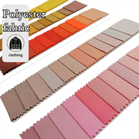 Faible MOQ, Toutes Couleurs Disponibles, Tissu Imperméable 100% Polyester 75D Teint Uni Effet Mémoire pour Vestes, Costumes et Sacs