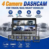 Caméra de recul sans fil avec moniteur 7 pouces et vision nocturne pour camping-car, camion, remorque, bus – Image de recul sans fil
