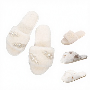 รองเท้าพื้นหนานุ่มสบายสำหรับผู้หญิง สไตล์โรงแรมสุดหรู สำหรับใส่ในบ้านและนอกบ้าน ฤดูหนาว/ฤดูใบไม้ผลิ พร้อมพื้นรองเท้า TPR - Product Image 2