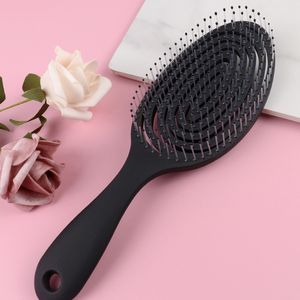 कस्टम लोगो खोखला हुआ ब्रश नए डिजाइन डिंगलिंग मालिश बालों को सीधे और कर्ली बालों के लिए - Product Image 5