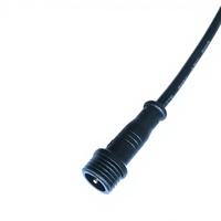 Adaptateur de câble en nylon étanche IP67 M6/M8, 2P mâle/femelle, contact en cuivre 5A, connecteur électrique automobile 2 fils pour LED