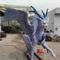 Simulation d'animaux de bon augure animatroniques de taille réelle de qualité supérieure dans la chine ancienne