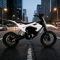 Moto électrique tout-terrain avec pédales - Vélo électrique rapide pour adultes 60V 23.4Ah Contrôleur de moto électrique tout-terrain