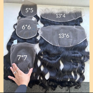 批发越南发束小结高清2*6 6*6 7*7闭合生缅甸卷发扭结卷发 - Product Image 3