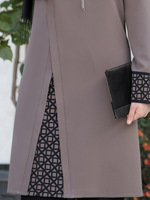 Ensemble Abaya Modeste pour Femmes Musulmanes, Hauts à Manches Longues et Pantalons Longueur Cheville en Polyester Respirant, Printemps-Été, Prière à Dubaï