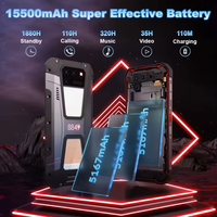 Unihertz Tank 2 Pro, Teléfono Inteligente Octa Core 5G LTE, 8GB+256GB, 23800mAh, Android 13, Resistente al Agua IP68, Pantalla de 6.8 Pulgadas, 120Hz, Carga Rápida de 66W, Láser