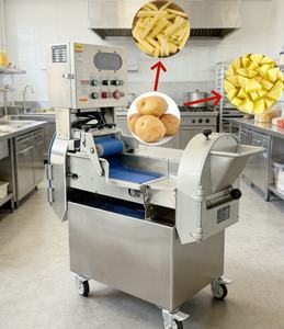 Cortadora de Verduras de Doble Cabezal Modelo 801, Multifuncional, Personalizable, Rendimiento Estable, para Cocina <span class=keywords><strong>Central</strong></span> y Cafetería - Product Image 2