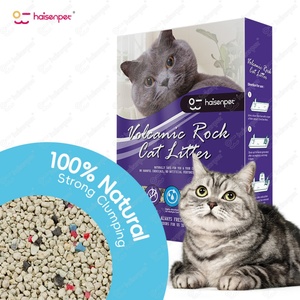 Litière pour chat en argile volcanique de qualité supérieure, désodorisante, à faible traçabilité, OEM ODM, la plus vendue - Product Image 1
