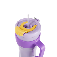 Bouteille isotherme Northfox 40oz en acier inoxydable avec poignée durable, anti-fuite, minimaliste, pour fêtes et voyages