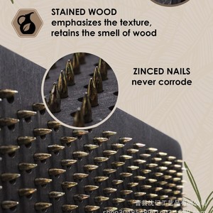 Wooden Foot <b>Massage</b> Board Solid Wood Acupuncture Home Use Exercise Meditation Practice - Product Image 3