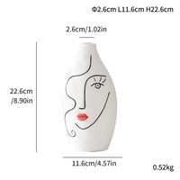 Vase en céramique de luxe Art Déco personnalisé, vente chaude, avec glaçure nacrée, vase de table écologique pour la décoration de la maison