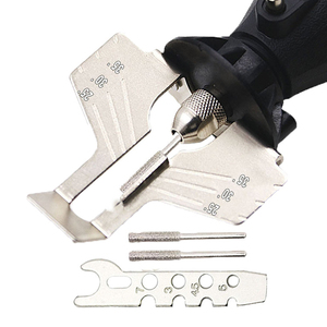 Kit de afilado de motosierras: máquina afiladora eléctrica, pulidor de cadenas de sierra, juego de herramientas de perforación <span class=keywords><strong>con</strong></span> brocas y llaves - Product Image 5