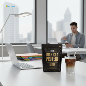 OEM-Café helado de alta proteína, proteína 20G, 2 disparos Espresso, azúcar 1G, soporte de enfoque, soportes de salud, suplementos alimenticios - Product Image 4