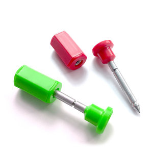 Scellé à boulon de 4 mm de diamètre, mini, rouge, avec numéro de téléphone, à prix compétitif, pour la fabrication et la distribution - Product Image 1