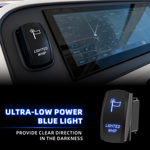 Interrupteur à bascule lumineux pour bateau, yacht, camping-car, panneau de commande étanche, matériau ABS - Product Image 2