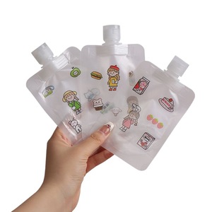 Cosmetic Refill Bag Portable Frosted Flip Top Spout A Size For Travel Use - Product Image 5