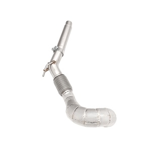 Tubo de Escape de Alto Rendimiento SDO SUS304 para VW <span class=keywords><strong>Golf</strong></span> <span class=keywords><strong>7</strong></span> <span class=keywords><strong>7</strong></span>.5 MK7 MK7.5 <span class=keywords><strong>GTI</strong></span> 2013-2020, Tubo Recto con Junta Flexible - Product Image 2