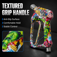 Pistolet de lavage haute pression Graffiti, pistolet de lavage à plusieurs buses, connecteur universel, accessoire de nettoyage de voiture, accessoire de lavage haute pression