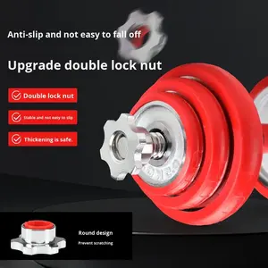 BunnyHi YL023 Équipement de gym, <span class=keywords><strong>haltères</strong></span> de fitness 10kg 15kg 20kg 30kg 40kg 50kg, <span class=keywords><strong>haltères</strong></span> et barres réglables rapidement - Product Image 2