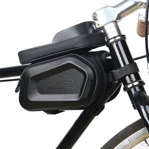 7 Inch Waterproof Hard Shell <b>Bicycle</b> Front <b>Frame</b> Bag with Touch Screen Top for Cellphone Bike Tube Hanging Cycling Storage Bag - Product Image 4