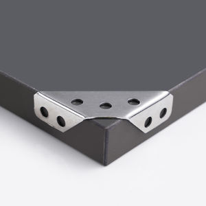 फोटो फ्रेम ब्रैकेट धातु जस्ता प्लेटेड ठीक ठीक करने वाली मरम्मत प्लेटों को मोटा कोण कोने - Product Image 4