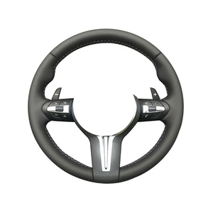 Volante de Fibra de Carbono Brillante con Cuero Perforado para <span class=keywords><strong>BMW</strong></span> M3 <span class=keywords><strong>M4</strong></span> M5 M6 F10 F20 F30, <span class=keywords><strong>Precio</strong></span> de Fábrica - Product Image 4