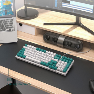 Teclado Mecánico para Juegos K3 RGB de 100 Teclas, Intercambiable en Caliente, NKRO, Tipo-C, Cableado, Tamaño Completo, Teclas Personalizadas - Product Image 2