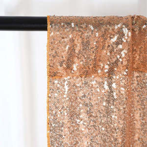 Disegni moderni più popolari <span class=keywords><strong>soggiorno</strong></span> <span class=keywords><strong>foto</strong></span> sfondo parete sfondo oro rosa paillettes finestre tenda - Product Image 2