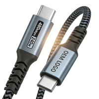 Kabel Tipe C USB Type C Kabel Pengisian Cepat PD 3.1 240W 5A Produk Terbaru Custom 1m 2m 3m 5m Kabel Data Charger USB Kepang Tipe-C
