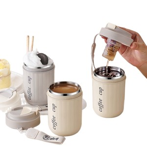 Vaso Térmico de Acero Inoxidable de 500 ml, Taza de Viaje con Aislamiento Térmico para Oficina y Estudiantes - Product Image 2