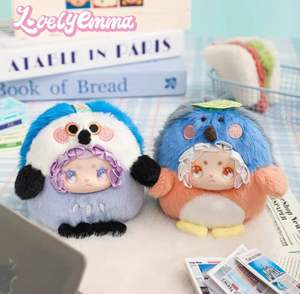 Nuevo Set de 8 Piezas 100% Auténtico de la Serie Lovely Emma Birdie Escape: Muñecos de Vinilo y Peluche en Caja Sorpresa, Llaveros y Abalorios Decorativos para Bolsos, Regalos - Product Image 5