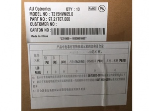 High Resolution 21.5-Inch 1920*<b>1080</b> TFT-LCD Display Model T215HVN05.0 LCD Modules High Resolution 21.5-inch Display - Product Image 1