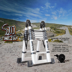 Trọng lượng nhẹ hợp kim nhôm cách nhiệt Kính thiên văn thang di động đa mục đích mở rộng có thể mở rộng có thể gập lại stepladder - Product Image 6