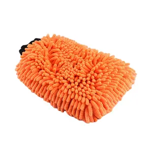 Scratch Free Lint-free Great Absorbent Microfiber Chenille Car Wash Mitt Microfiber Car Wash Mitt For Car Cleaning